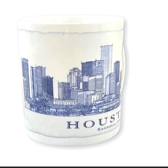 Starbucks ☕ Houston 2007 Architecture Series Coffee Cup Mug Magnolia City 18 oz - Picture 7 of 7